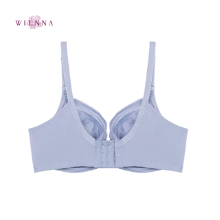 WIENNA เสื้อชั้นใน New Collection 5 Years Yonger DB43108 ไซซ์ใหญ่ แบบ Fullcup สีชมพูพาสเทล สีฟ้าอมม่วง Tulip Carnation