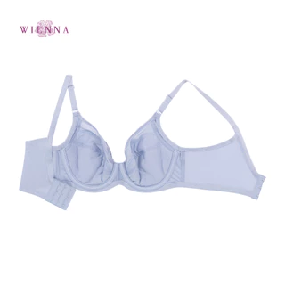 WIENNA เสื้อชั้นใน New Collection 5 Years Yonger DB43108 ไซซ์ใหญ่ แบบ Fullcup สีชมพูพาสเทล สีฟ้าอมม่วง Tulip Carnation