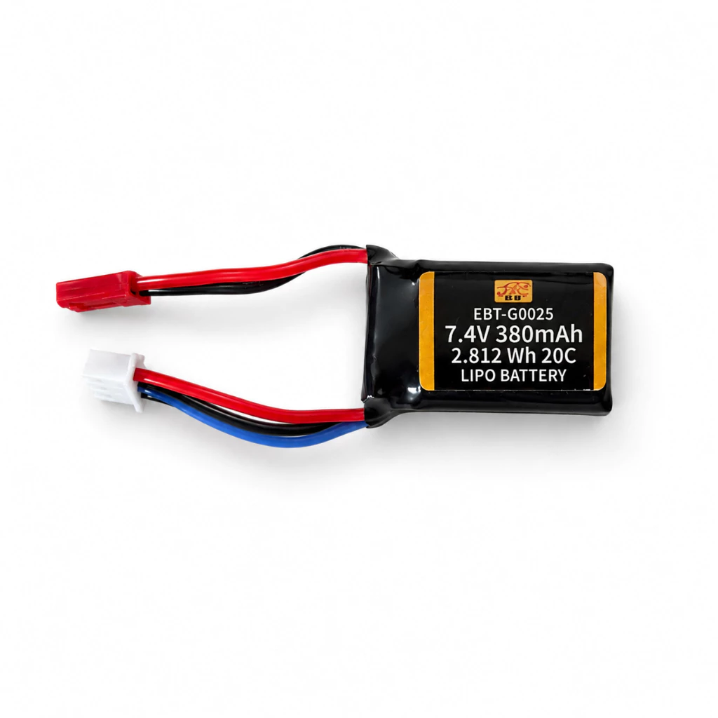 jxc lr1801 7.4v 380mAh battery