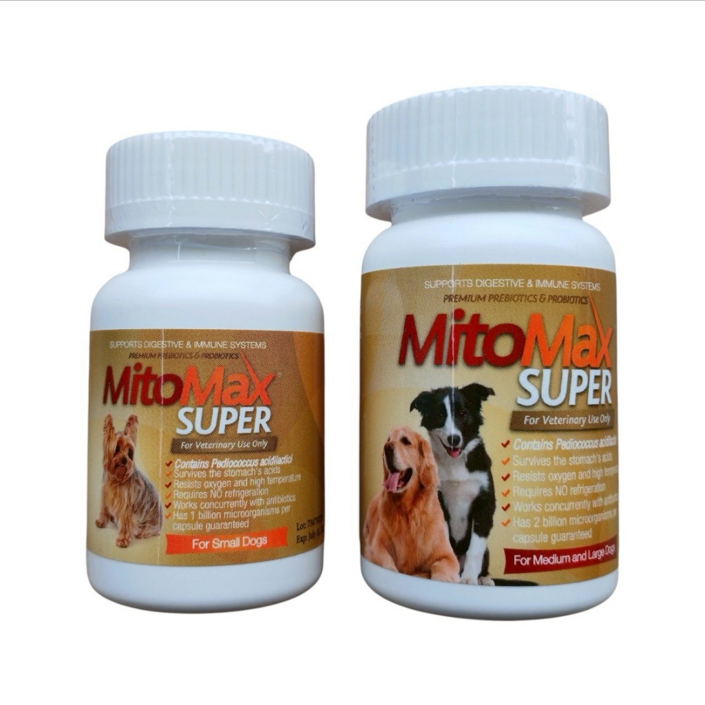 Mitomax บรรจุ 30 เม็ด อาหารเสริมดูแลระบบทางเดินอาหาร สำหรับสุนัขและแมว