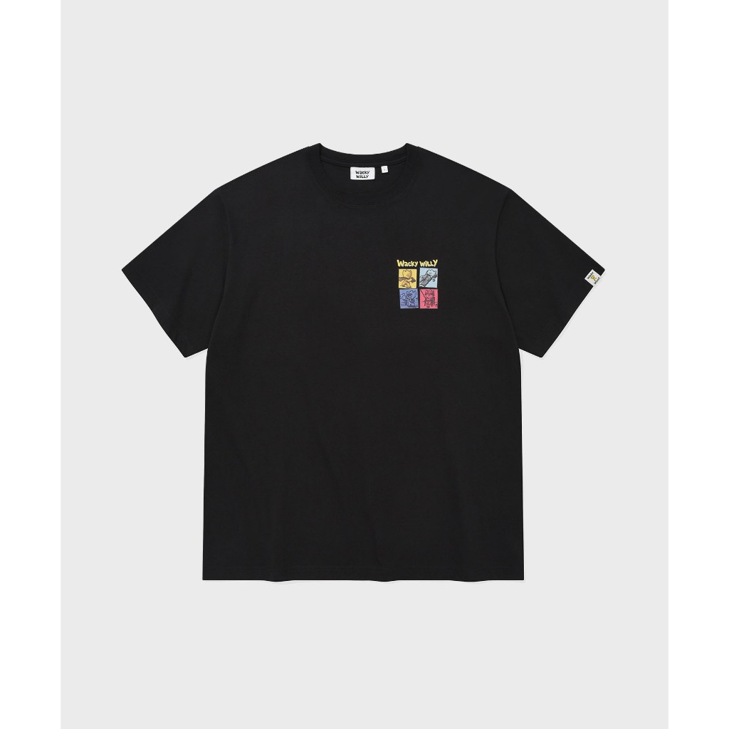 WACKY WILLY เสื้อยืดรุ่น 8-Cut Graphic Short Sleeve T-Shirt Black (80121SCGSSU_S6BKXX) — صورة 2