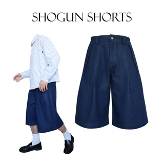 JAMANBKK / SHOGUN SHORTS / กางเกงยีนส์ขาสั้นคลุมเข่า