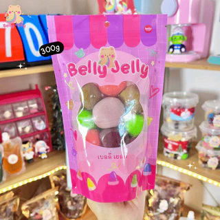 บอลลูน 5 รส (สินค้ามี อย.) สตอเบอรี่ แอปเปิ้ล องุ่น ลิ้นจี่ โค้ก ลูกใหญ่เต็มคำ เบลลี่เจลลี่ ขนม เยลลี่