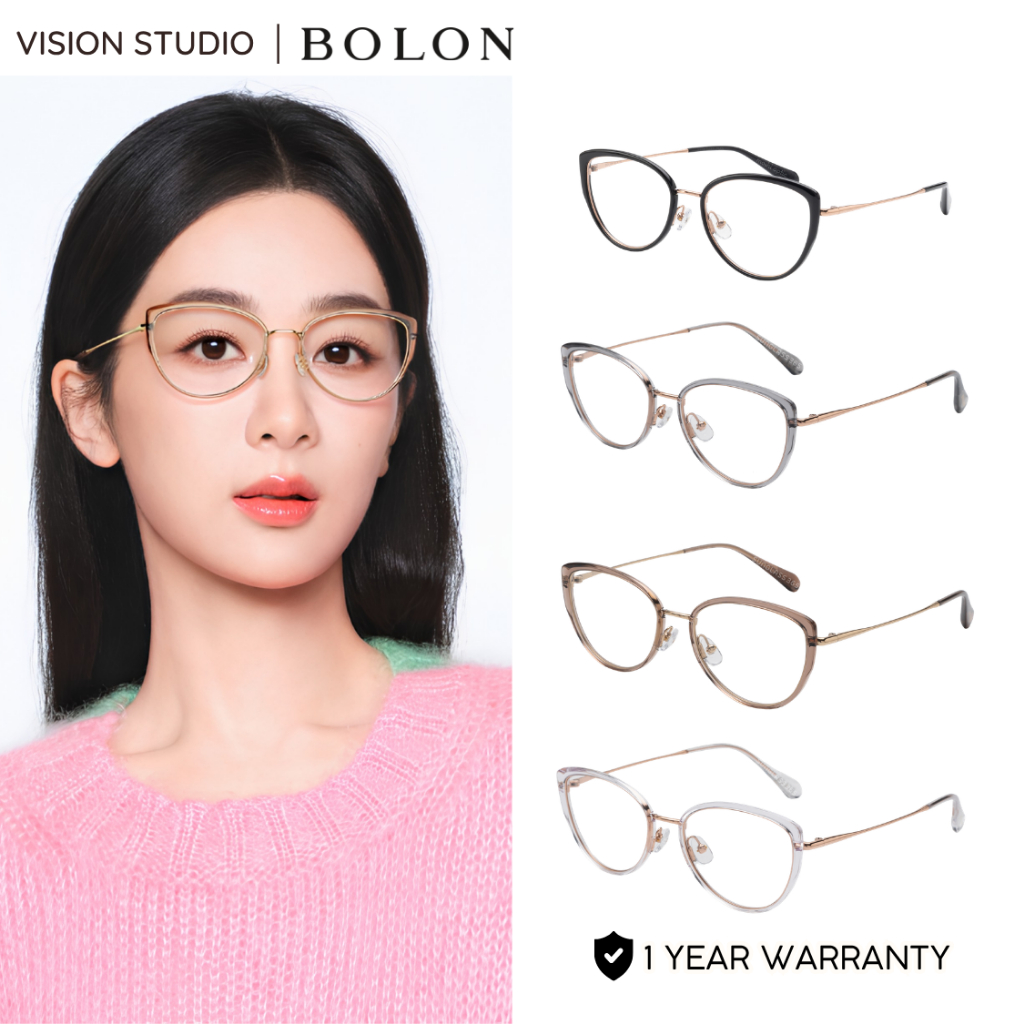 👓แว่นสายตา BOLON รุ่น PRAGUE BJ6156 รวมทุกสี ของแท้100% รับประกัน 1 ปีเต็ม