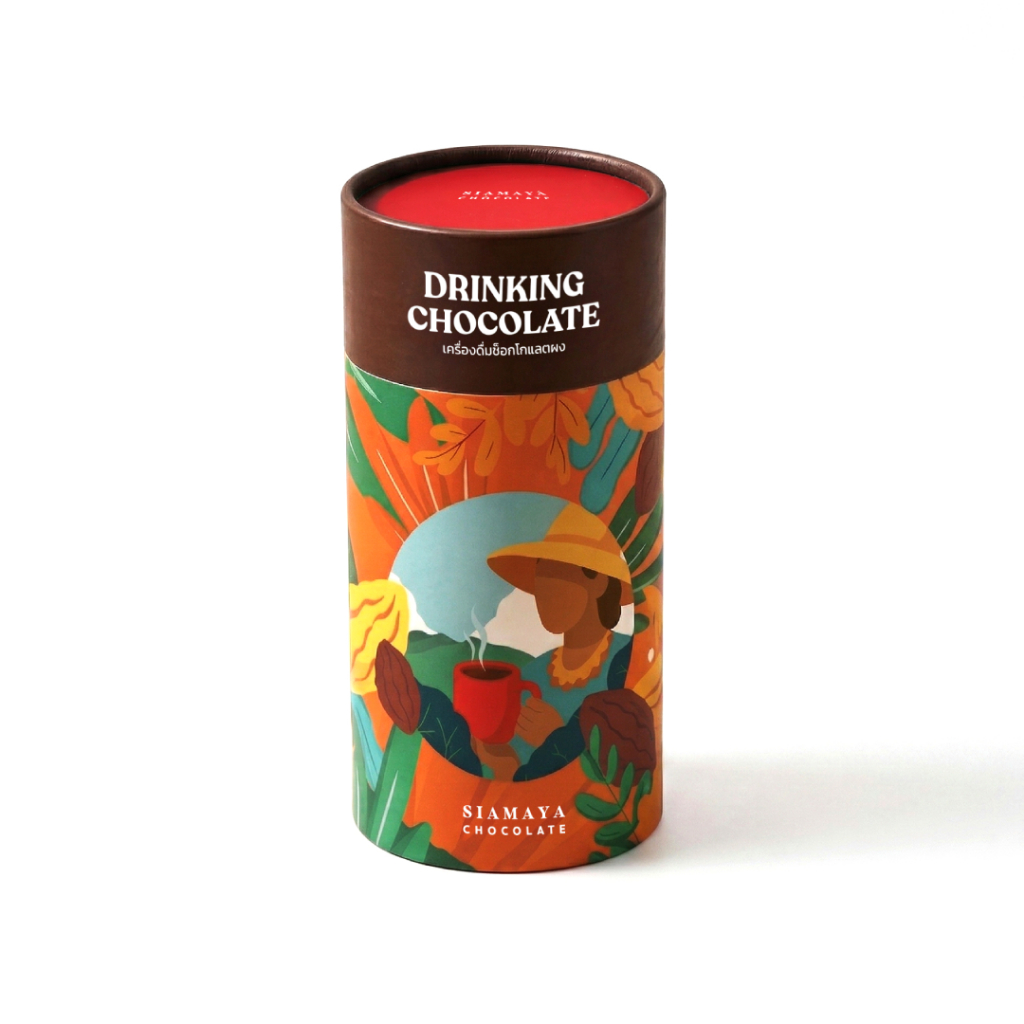 Drinking Chocolate Powder (เครื่องดื่มช็อกโกแลตผง สยามมายา) ขนาด 250 กรัม SIAMAYA Brand