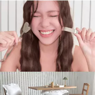 GARNET 🌱Garden of Tiny Dreams Matcha Spoon with spoon rest – ช้อนตักมัทฉะพร้อมที่วางช้อนลายดอกลิลลี่แห่งหุบเขาสแตนเลส