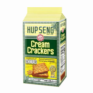 [ยกลัง] HUP SENG แครกเกอร์ขนมปังห่อใหญ่ 428 กรัม x 12 แพ็ค