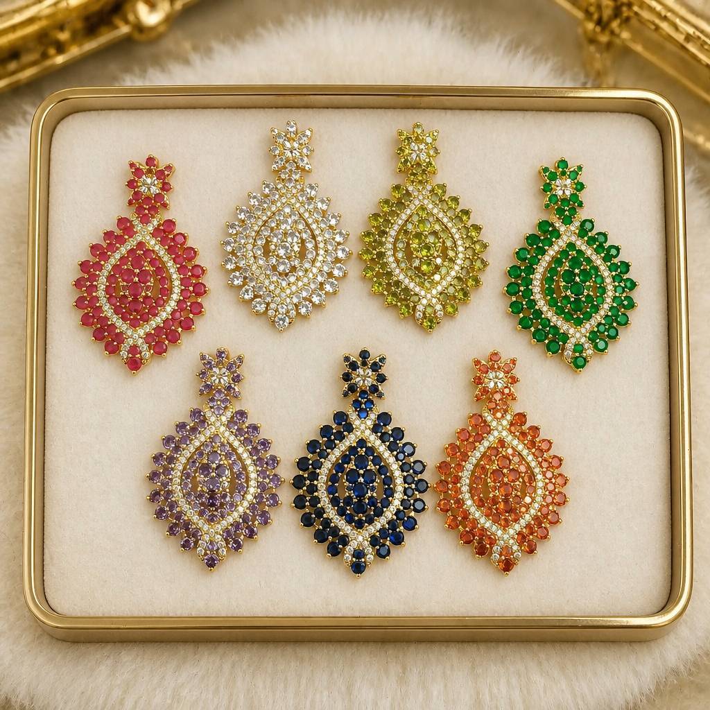 จี้สร้อยคอพลอย จี้สีสวยๆ ใส่เพื่อเสริมมงคล โชคลาภ (O)