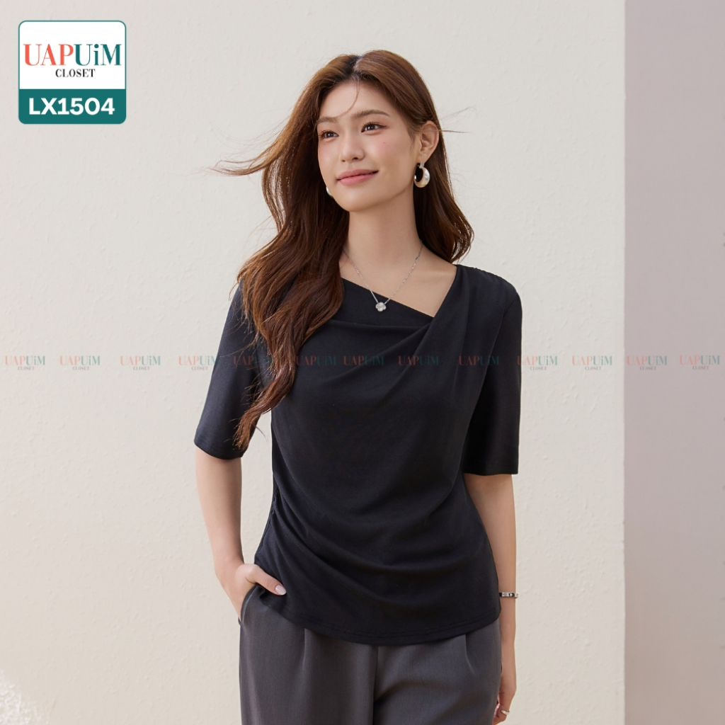 LX1504 เสื้อเรียบๆ แต่ใส่แล้วดูแพงมาก