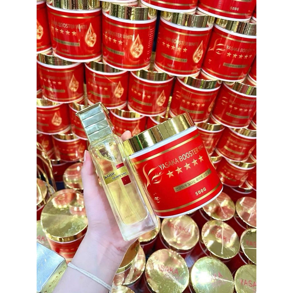 ครีมหัวเชื้อเข้มข้น ยาชากา (เซตคู่2ชิ้น)ขนาด500ml
