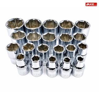 บล็อก ลูกบล็อก 6เหลี่ยม 4หุน(1/2”) 8-32 mm. บล็อก6เหลี่ยม บล็อกสั้น ลูกบ๊อกซ์ ลูกบล็อค แข็งแรงผ่านการชุบ ป้องกันสนิม
