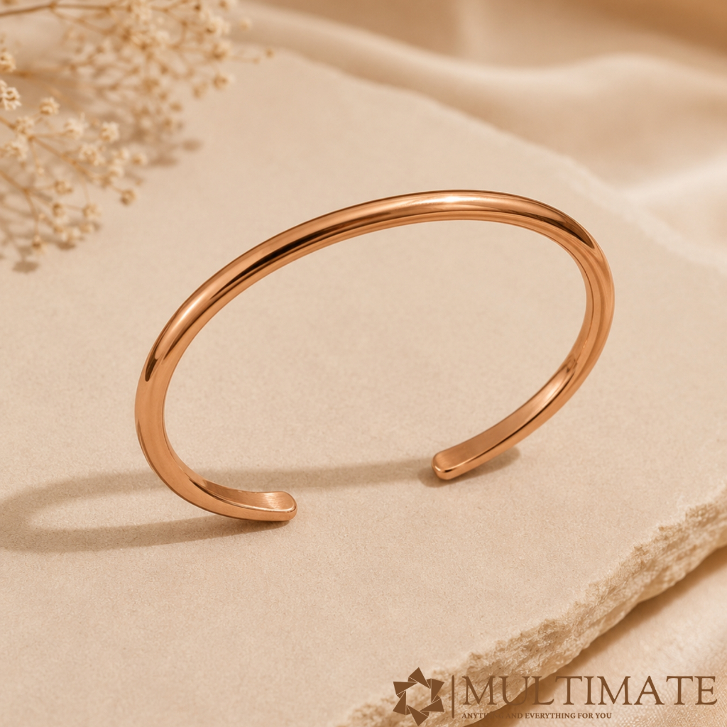 Copper Magnetic Therapy Bracelet – 99.9% Pure Solid Copper, Adjustable กำไลแม่เหล็กทองแดงบริสุทธิ์ 99.9% –ปรับขนาดได้