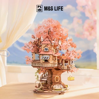 M&G LIFE x Rolife The Creator's Collection 3D Wooden Puzzle Kit — DIY Handcrafted Assembly Model