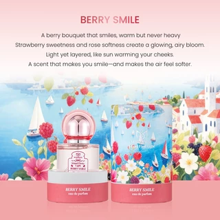 MIRABASE Island First Light EDP Perfume 30ml น้ำหอม กลิ่นดอกไม้ผลไม้ ติดทนนาน พกพาง่าย 6 กลิ่นผลไม้ผสมซิกเนเจอร์ กลิ่นต