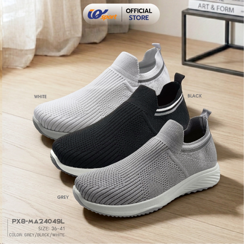 IQ SPORT รองเท้าผ้าใบผู้หญิง (Slip on)  รหัสPX8-MA24049L