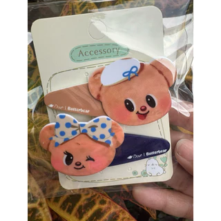 พร้อมส่ง(🇹🇭ในไทย🇹🇭)Butter Bear กิ๊บติดผมน่ารัก สไตล์สำหรับสาวหวาน กิ๊บติดผม Butterbear