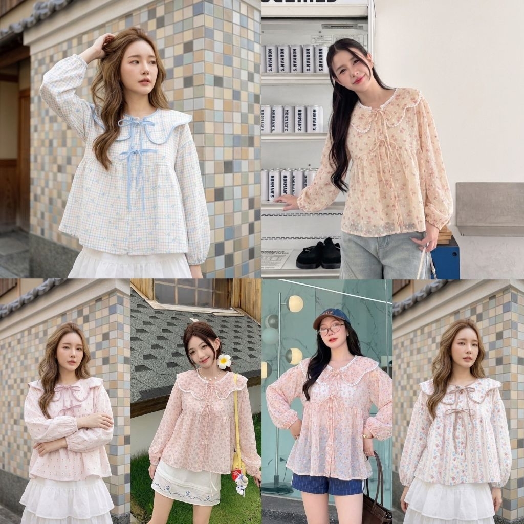เสื้อแขนยาวกระดุมหน้า​ อก​หน้า​ผ้า​ 42​ นิ้ว​ยาว​ 23​นิ้ว​ราคา​209บาท