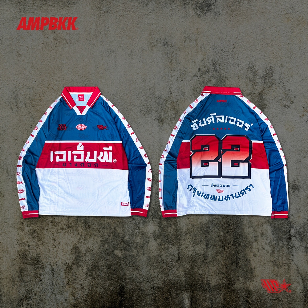A.M.P. “22” L/S FOOTBALL JERSEY