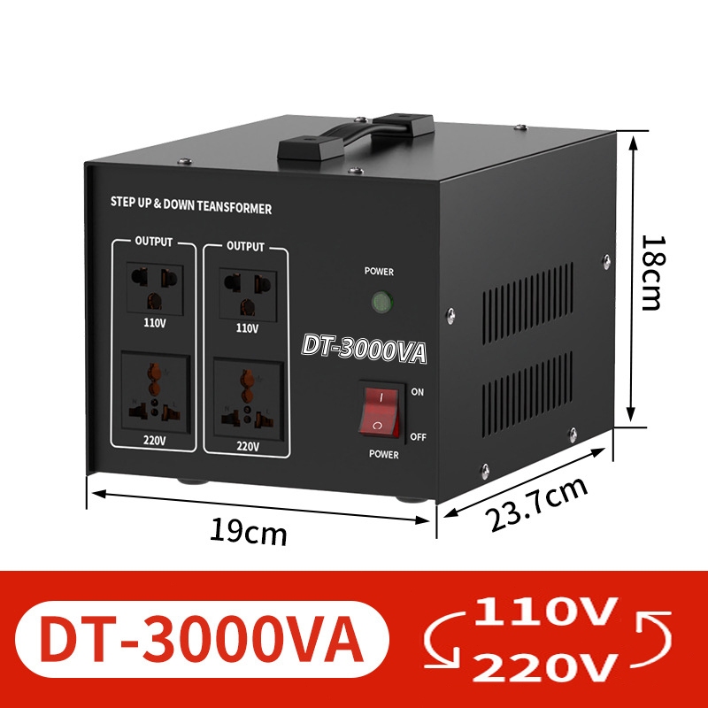 ST/DT-450w-2250w หม้อแปลงไฟ 220v เป็น 110v หรือปรับ 110v-220v ขนาด ส่งจากกรุงเทพฯ