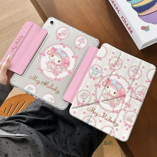 สําหรับ iPad Gen10/11 A16 MINI 6 7 8 กรณีกรณี Y-พับ TRACK CLEAR สําหรับ Air 4 5 6 7 8 10.9 สําหรับ Pro 11 2018-2022