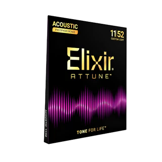 Elixir Phosphor Bronze Acoustic Guitar Strings สายกีต้าร์โปร่ง/12-53/11-52/10-47