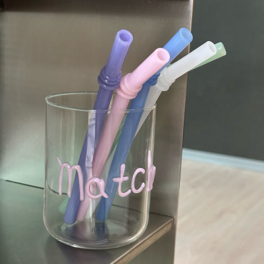 Cherie everyday straw | หลอดแก้ว สีพาสเทล