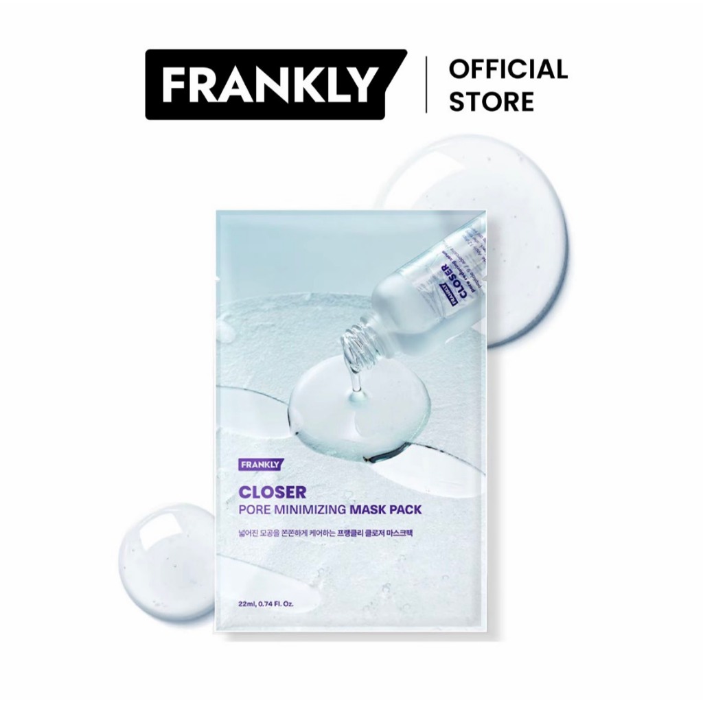 FRANKLY Closer Pore Minimizing Mask | แฟรงคลี โคลเซอร์ พอร์ มินิไมซิง มาสก์ | FRANKLY Official Store