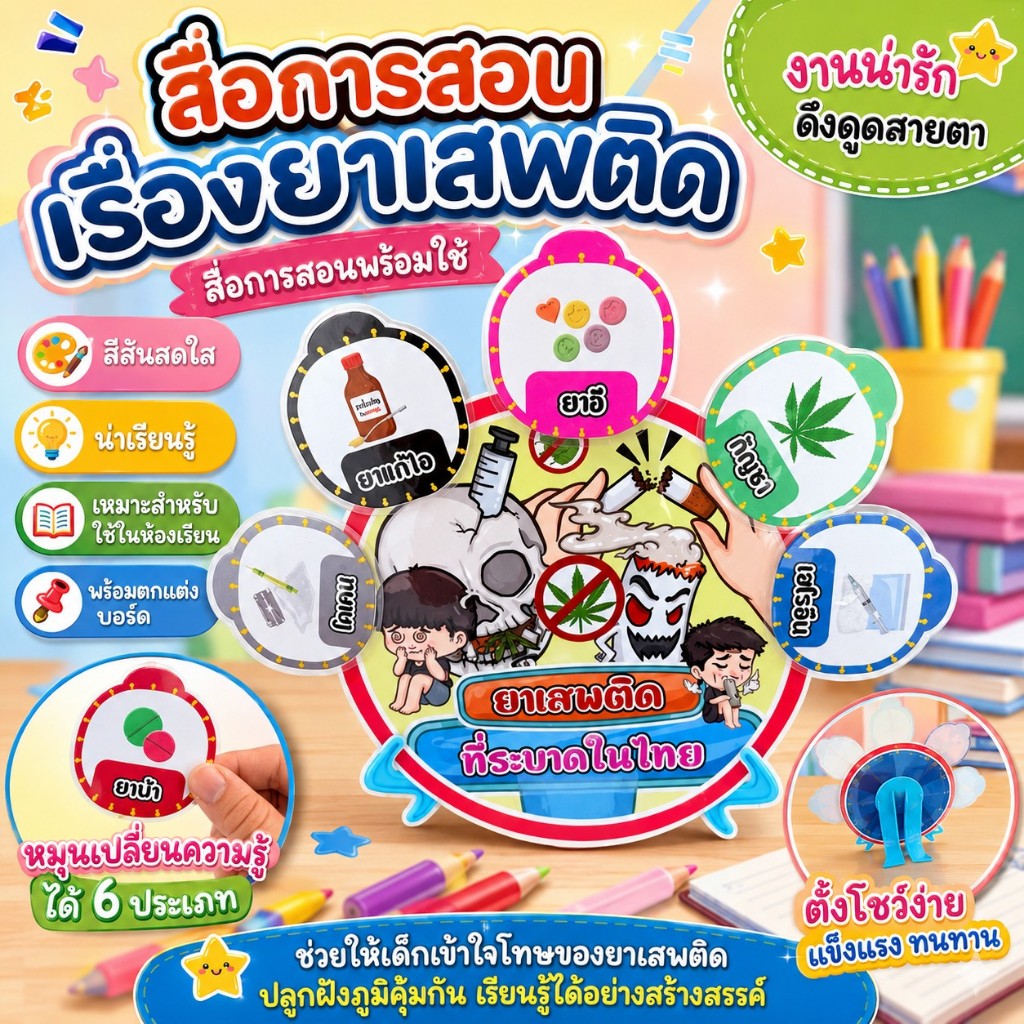 วงล้อตัวหนีบยาเสพติด ที่ระบาดในไทย
