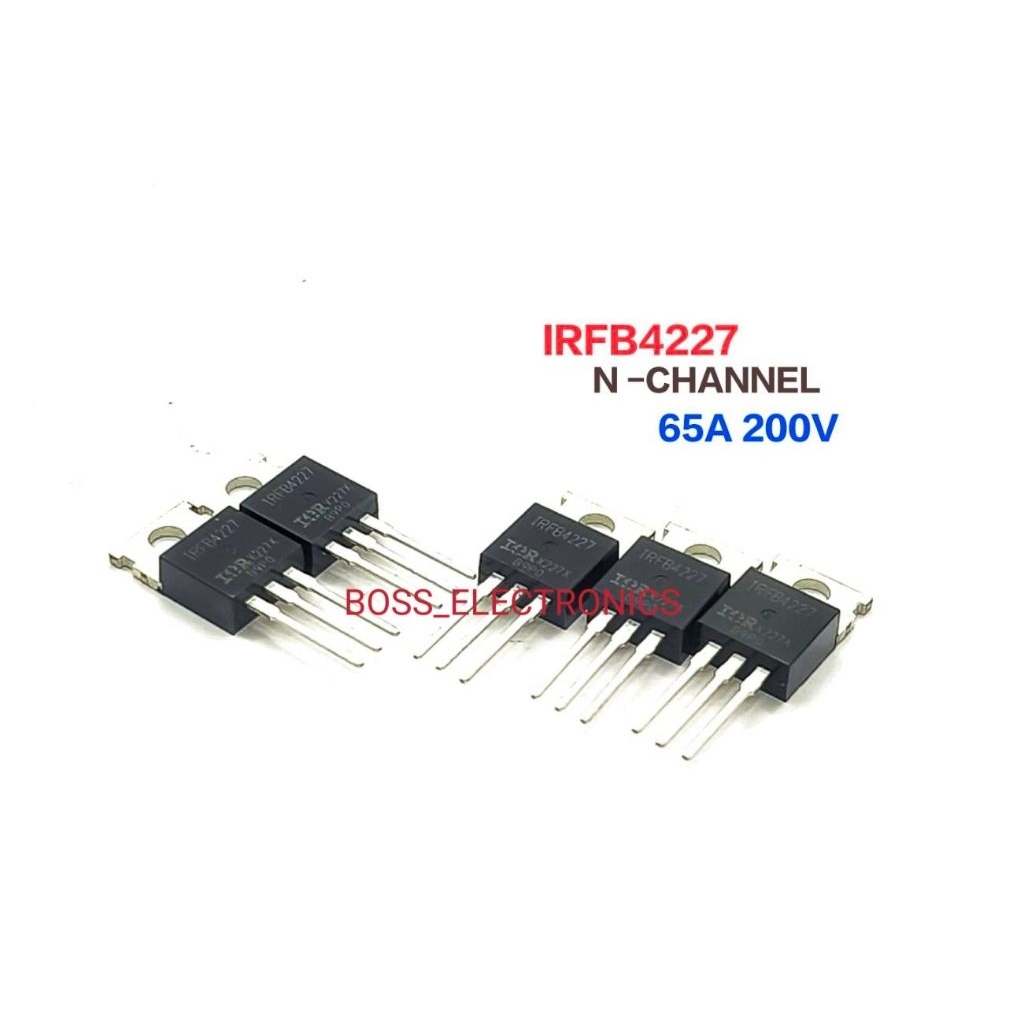 ราคาต่อ 1ตัว 👉👉 IRFB4227 FB4227 MOSFET N-CHANNEL 200V 65A TO-220 พาวเวอร์มอสเฟต 4227