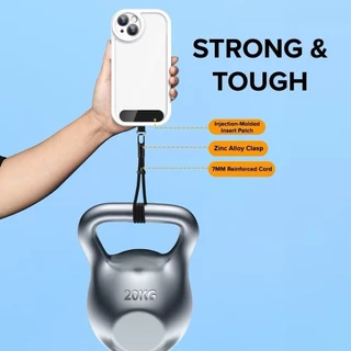 GZ สายคล้องโทรศัพท์ สายคล้องโทรศัทพ์ สายห้อยมือถือ 360° Rotation Adjustable Neck/Crossbody Strap สายคล้องโทรศัพท์มือถือ
