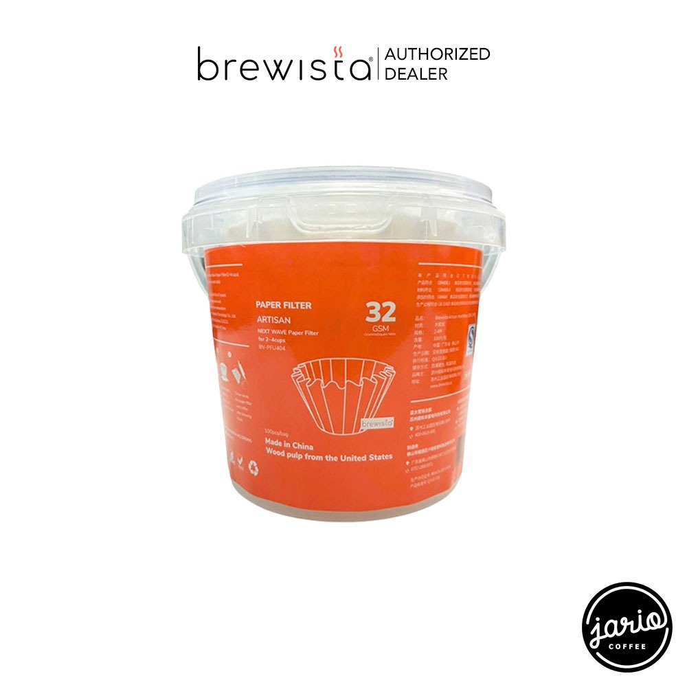 Jario x Brewista กระดาษกรองกาแฟแบบหยัก 100 แผ่น Brewista NEXT Wave Coffee Filter 100 Sheets
