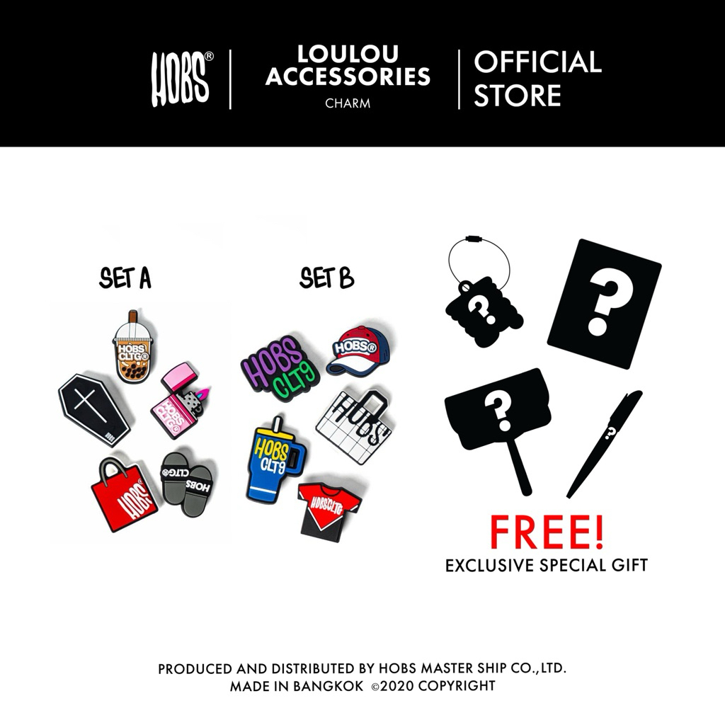 Hobs® LOULOU CHARM | Accessories | Jibbitz | ตัวติดกระเป๋า