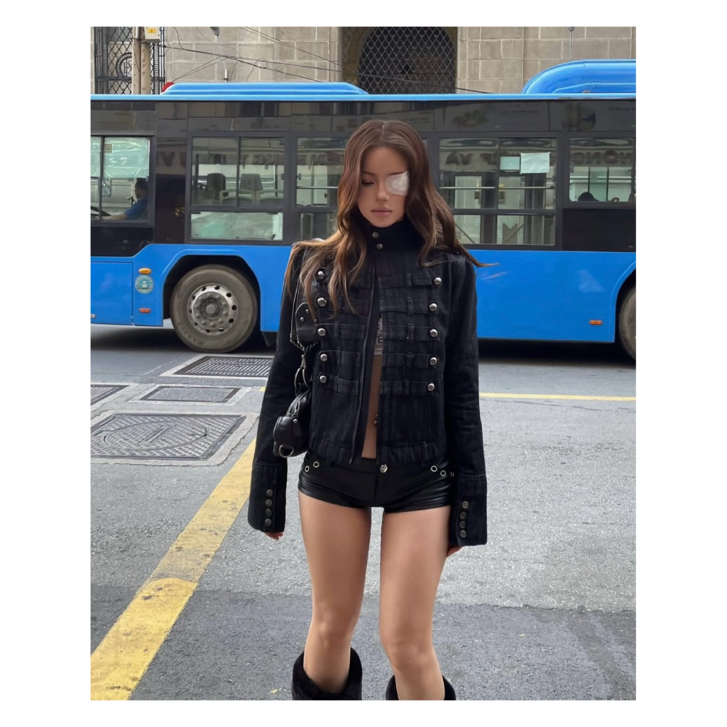 Napoleon denim jacket จากแบรนด์ twenti พร้อมส่งจากไทย