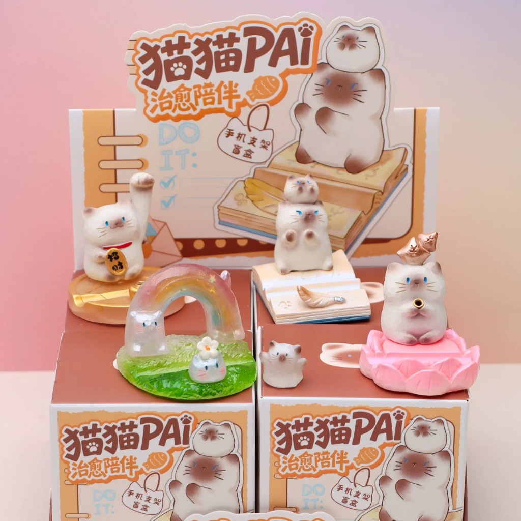 (สุ่ม/พร้อมส่ง) โมเดลแมว CAT PAI Healing Companion รูปที่ 3