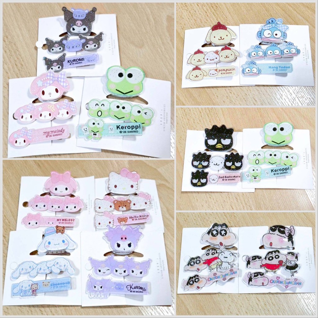 [3ชิ้นทุกแบบ] กิ๊ฟหนีบผม กิ๊บติดผม การ์ตูนน่ารัก งานคุ้มยกSet 1 พร้อมส่ง