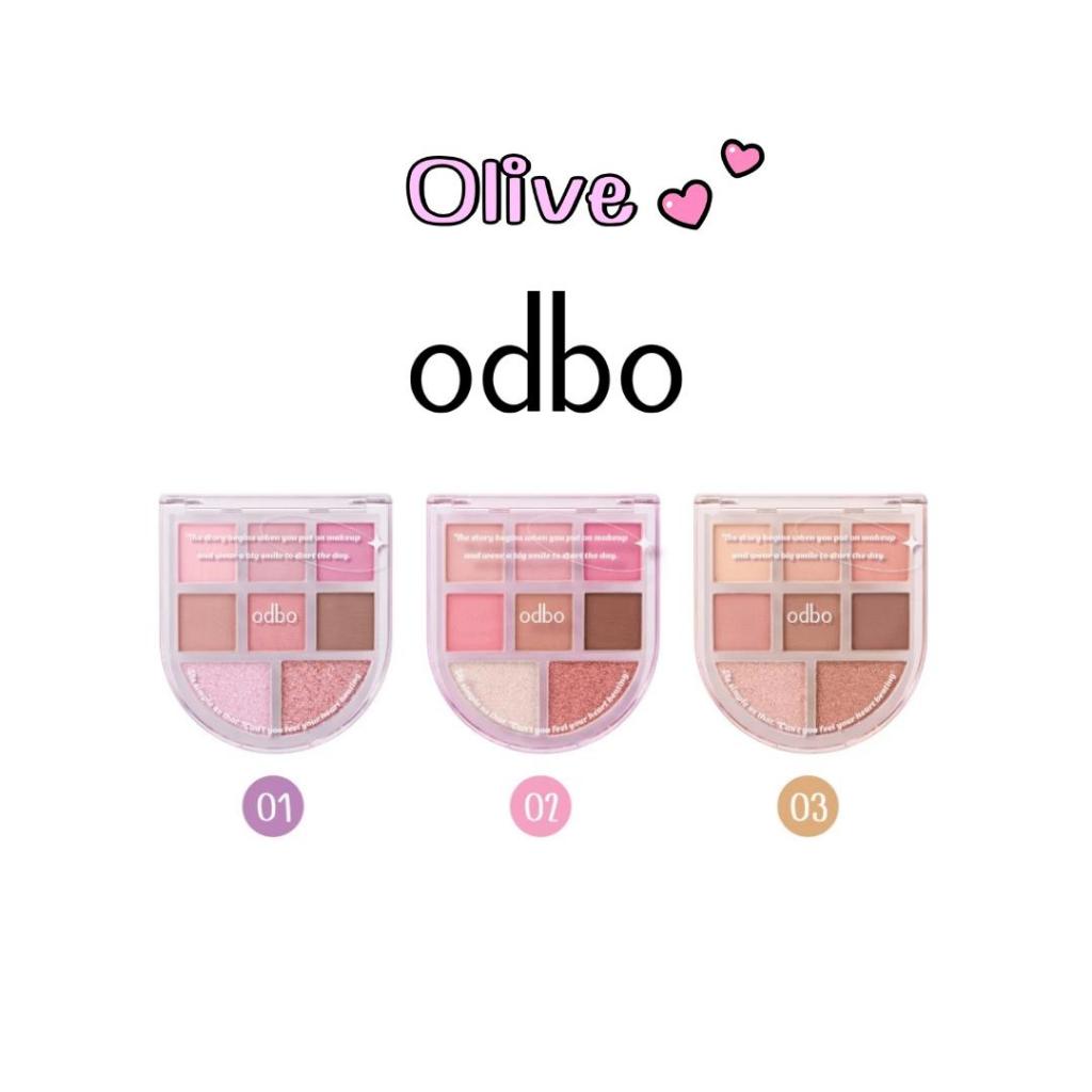 Odbo romance mood eye palette  พาเลทตาโรแมนซ์มู้ดโอดีบีโอ มี3เบอร์