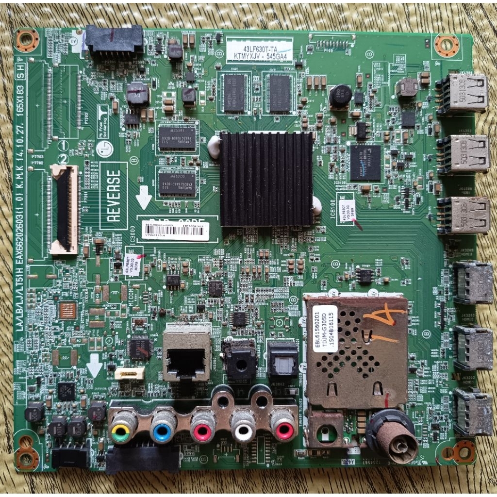 เมนบอร์ดทีวี LG รุ่น 43LF630T