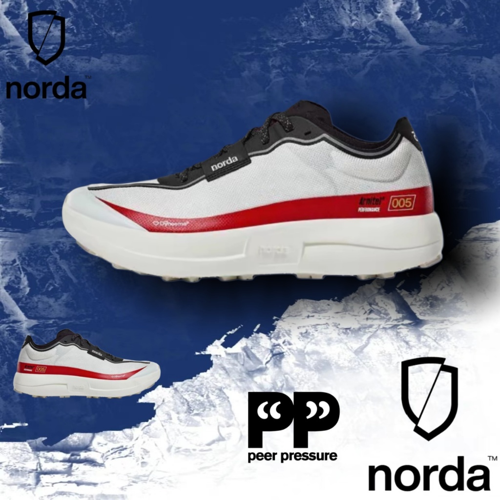 NORDA 005 Dyneema - White รองเท้าผ้าใบ（ของแท้ 100 %）