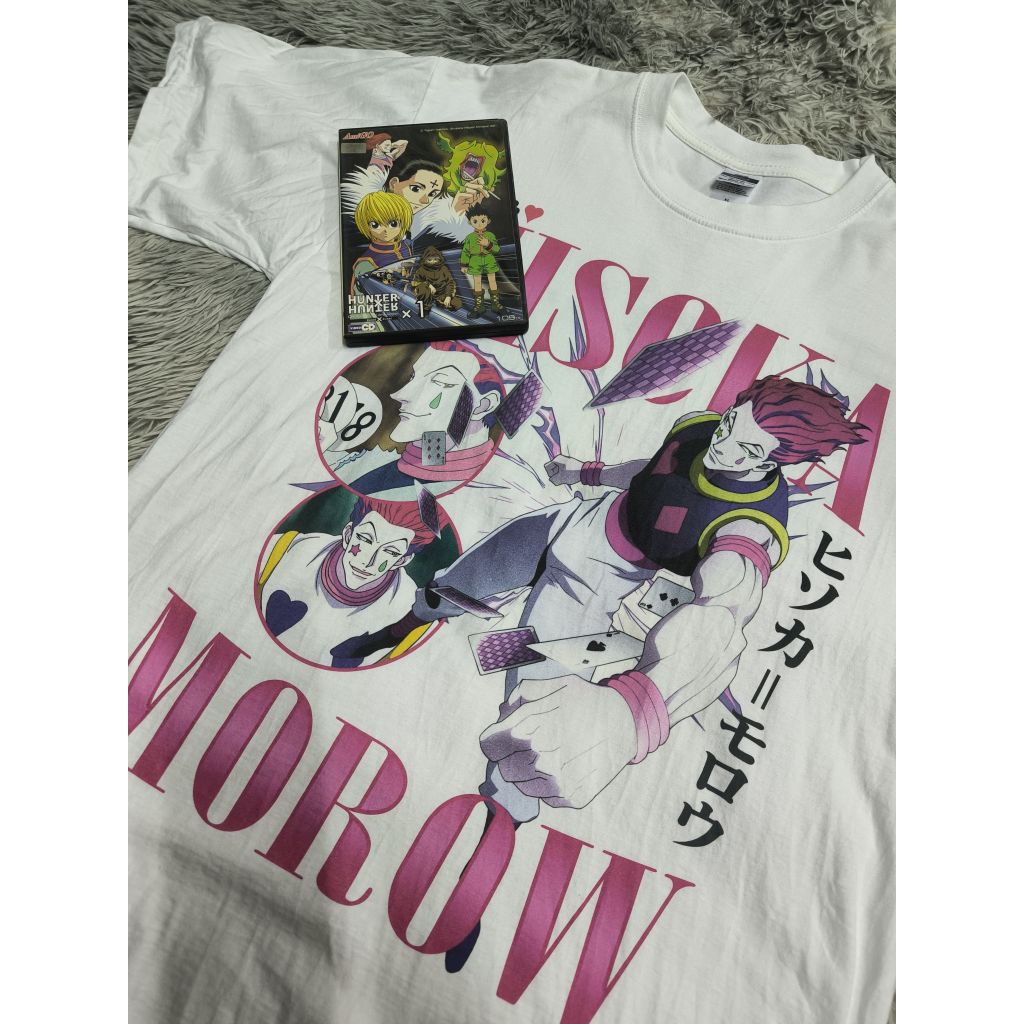 เสื้อยืดอนิเมะ Hunter X Hunter ลาย Hisoka