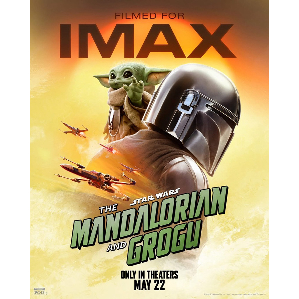 โปสเตอร์ The Mandalorian and Grogu แมนดาลอเรี่ยนและโกรกู ลิขสิทธิ์แท้จากโรงภาพยนตร์