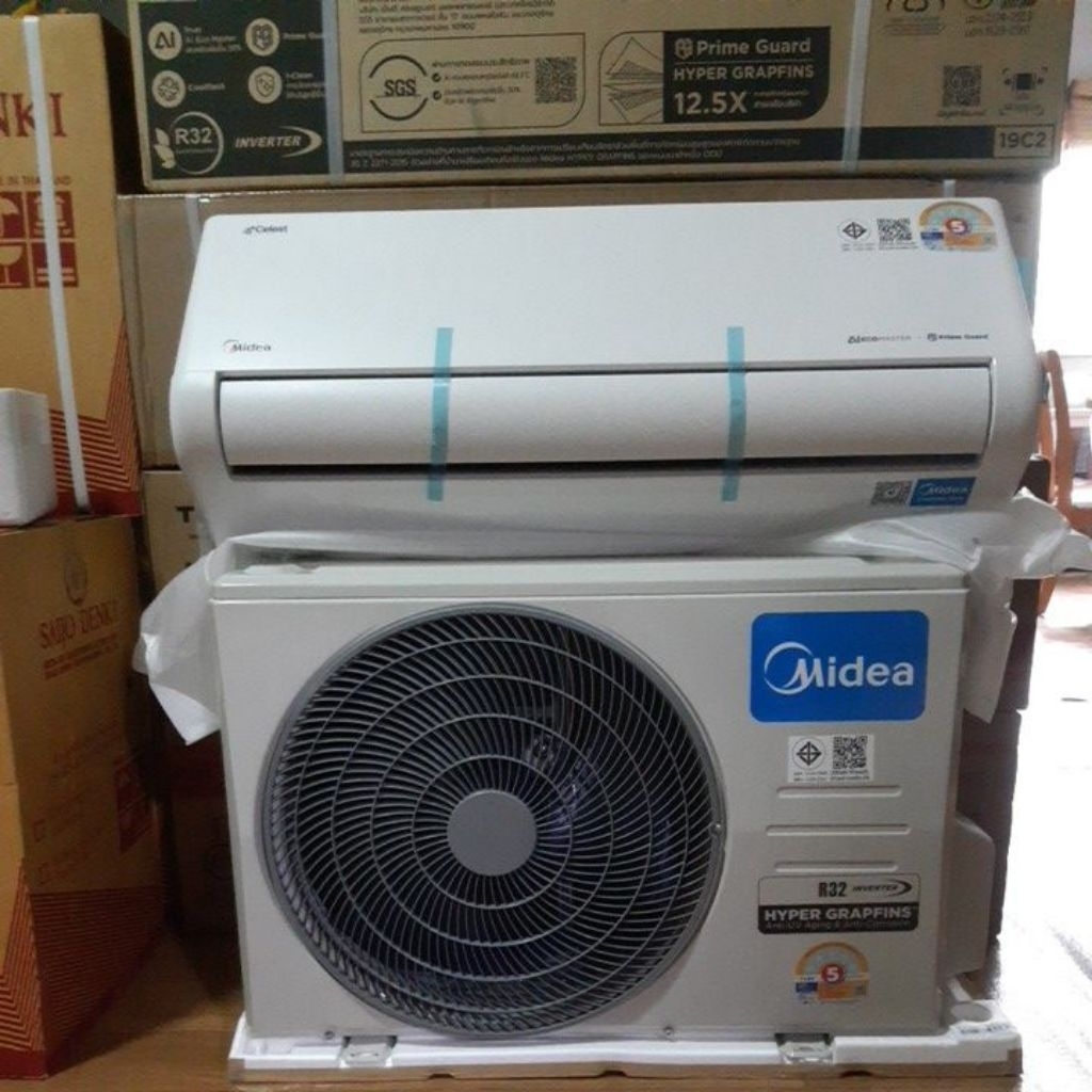 แอร์ Midea inverter รุ่นCRFN8 9000btu12000btu 18000btu