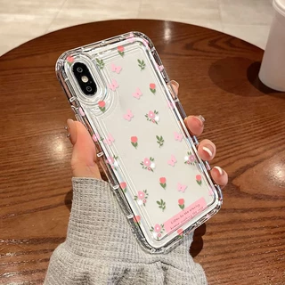 สำหรับ for iPhone 17 11 13 16 14 15 12 Pro Max 6S 7 8Plus X XR XSMAX SE 17Air เคสนิ่มใสถุงลมนิรภัยกันกระแทกการ์ตูนน่าร