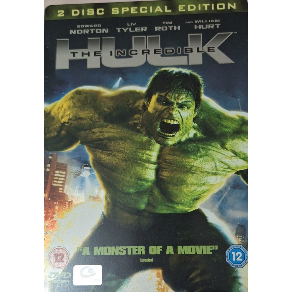 The Incredibles Hulk DVD