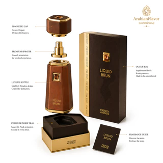 Liquid Brun EDP Perfume 100ml Long Lasting Luxury Fragrance for Men & Women Oud Amber Scent