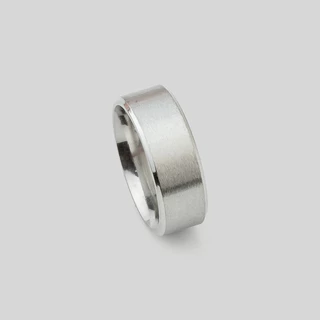 แหวนคู่รัก สแตนเลส เพชรรอบ แฟชั่น ออกงาน สินค้าพร้อมส่ง