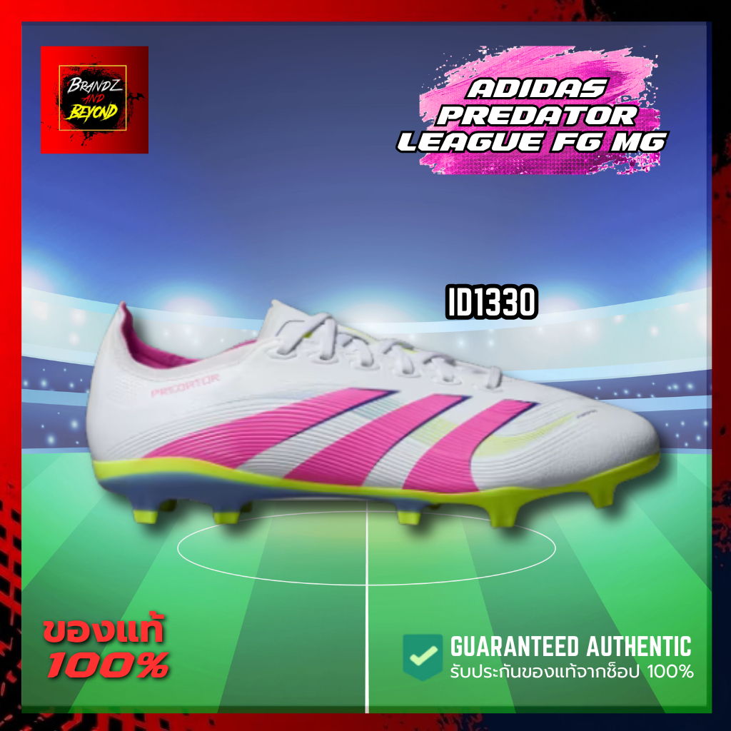 Adidas Predator League FG/MG ID1330 รองเท้าสตั๊ดฟุตบอล