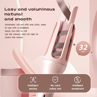 GoodPriceม้วนผมอัตโนมัติ เครื่องม้วนผม32mm ที่ม้วนผมลอน 32mm ความร้อนผมอย่างรวดเร็ว จัดแต่งทรงผมติดทนนาน ส่งมาจากกรุงเทพ