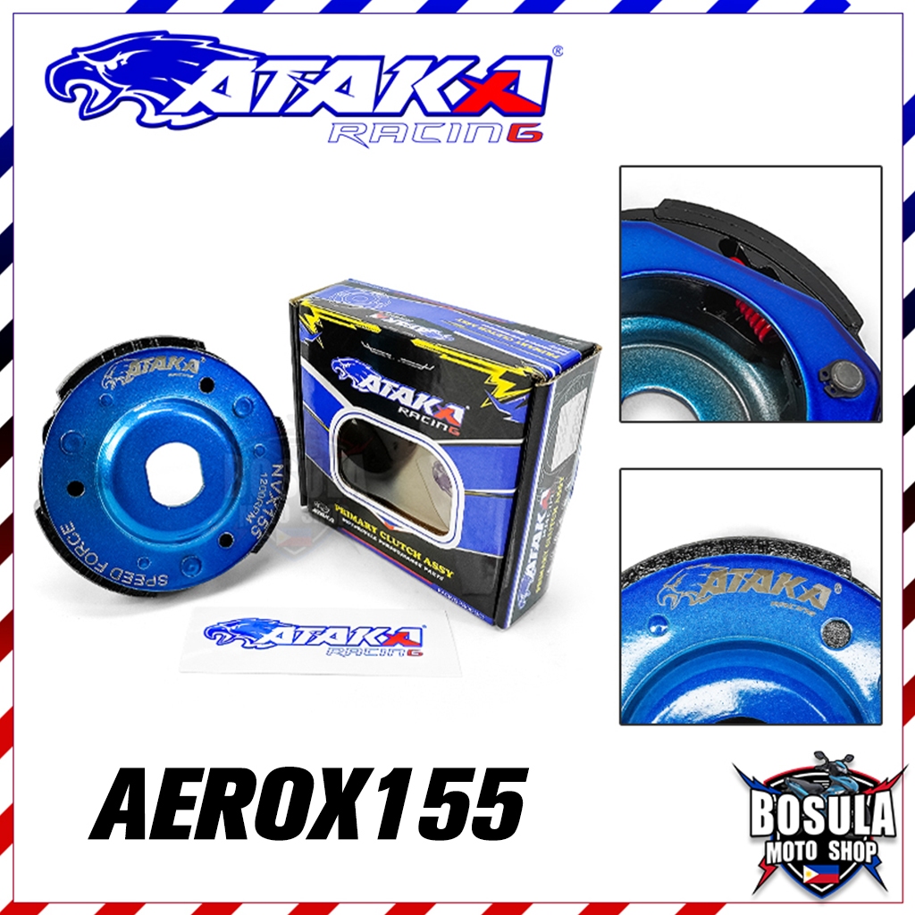 ATAKA คลัช 3 ก้อน + จาน YAMAHA แอร็อกซ์155 คลัชใหญ่ คลัชก้อน AEROX155 คลัชก้อน แอร้อก ชุดใหญ่ เวอร์ช