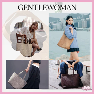 (**พร้อมส่ง)🔥🔝แท้ Gentlewoman Daily Tote Bag💯Official Gentlewoman กระเป๋า กระเป๋าสะพายไหล่ กระเป๋าหนัง ขนาดใหญ่