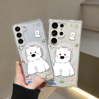 เคสแม่เหล็ก เคส For Samsung A06 A56 5G A16 A07 4G A17 5G S26 Edge A26 A36 A55 5G A15 A35 A54 S25 Ultra S24 FE เคสทรศัพท์